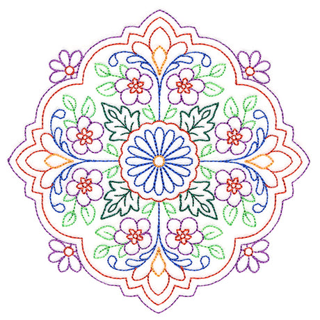 Summer Garden Medallion (Vintage)