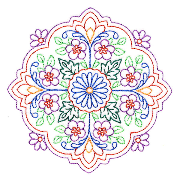 Summer Garden Medallion (Vintage)