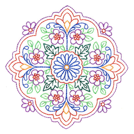 Summer Garden Medallion (Vintage)