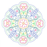 Summer Bouquet Medallion (Vintage)