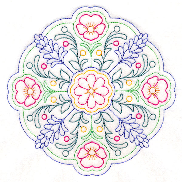 Summer Bouquet Medallion (Vintage)