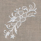 Exquisite Floral Spray (Whitework)
