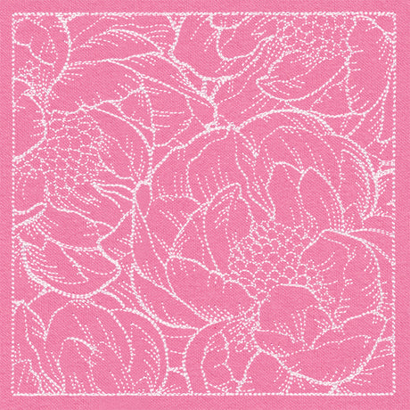 Pretty Petal Square - Peonies