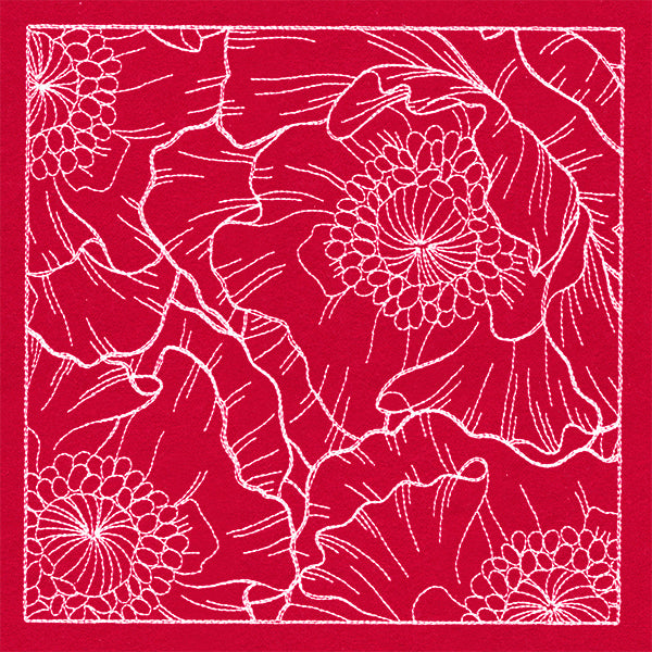 Pretty Petal Square - Poppies