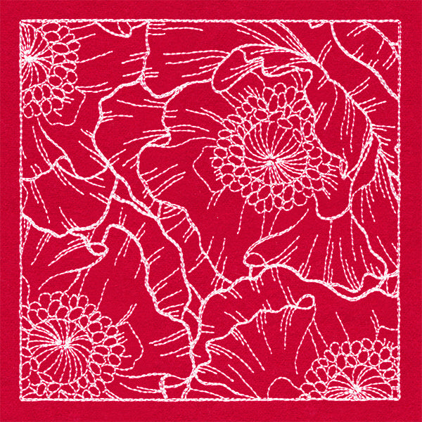Pretty Petal Square - Poppies