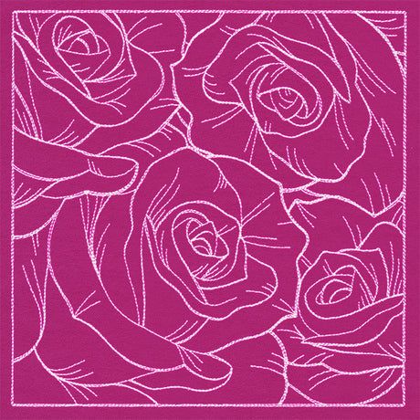 Pretty Petal Square - Roses