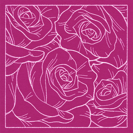 Pretty Petal Square - Roses