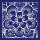 Mystical Floral Square (Whitework)