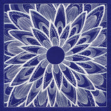 Enchanting Floral Square (Whitework)