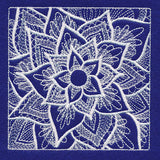 Divine Floral Square (Whitework)
