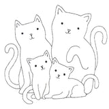 Cute Kitty Family
