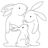 Adorable Bunny Family