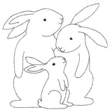 Adorable Bunny Family
