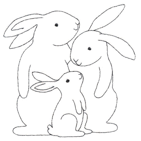 Adorable Bunny Family