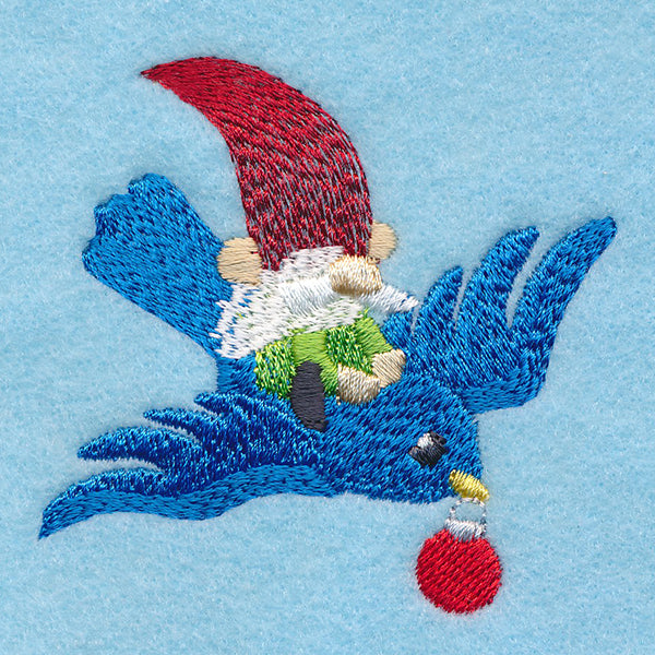 Cheerful Flying Gnome