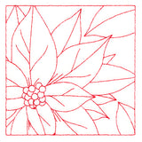 Festive Florals Quilting - Poinsettia (Double Run)
