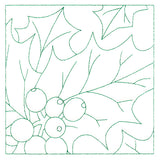Festive Florals Quilting - Holly and Berries (Double Run)