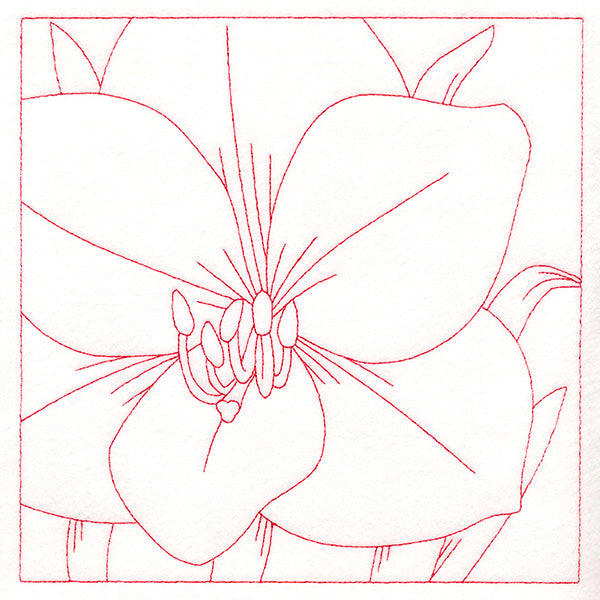 Festive Florals Quilting - Amaryllis (Double Run)