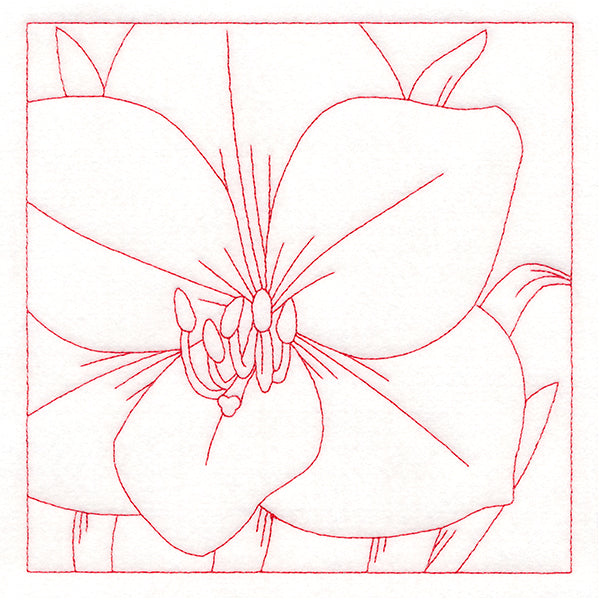 Festive Florals Quilting - Amaryllis (Double Run)