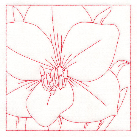 Festive Florals Quilting - Amaryllis (Double Run)