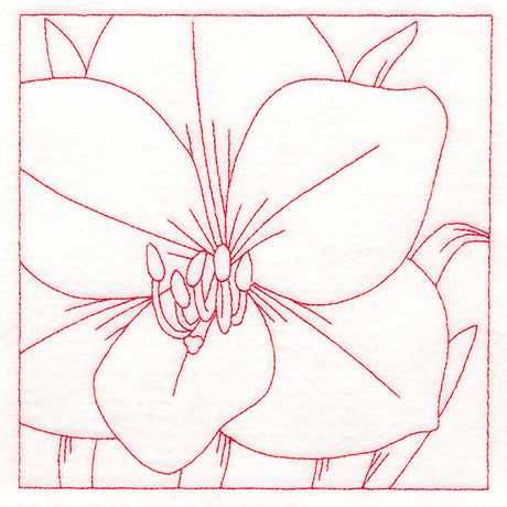 Festive Florals Quilting - Amaryllis (Double Run)