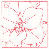 Festive Florals Quilting - Amaryllis (Double Run)