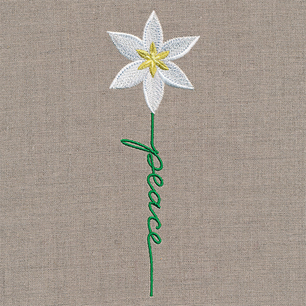 Peace Bloom Star of Bethlehem