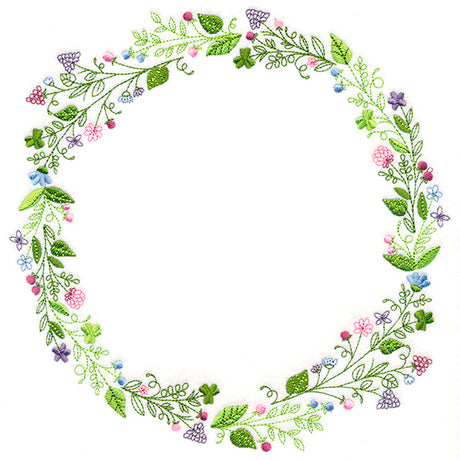Woodland Wildflower Wreath