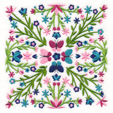 Butterfly Kaleidoscope Square