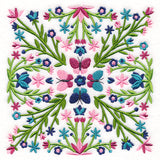 Butterfly Kaleidoscope Square