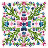 Butterfly Kaleidoscope Square
