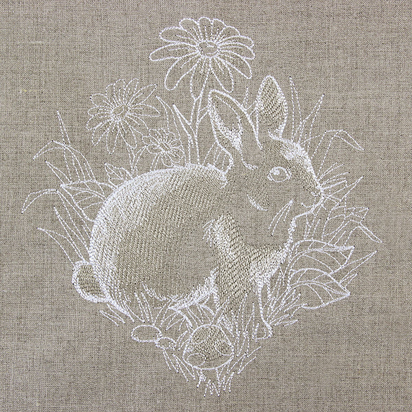 Woodland Bunny Etching