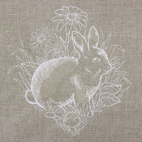Woodland Bunny Etching