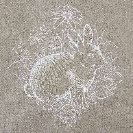 Woodland Bunny Etching