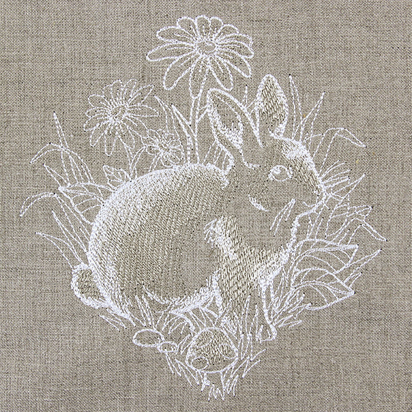 Woodland Bunny Etching