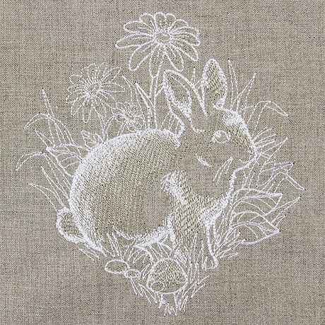 Woodland Bunny Etching