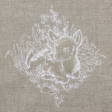 Woodland Deer Etching