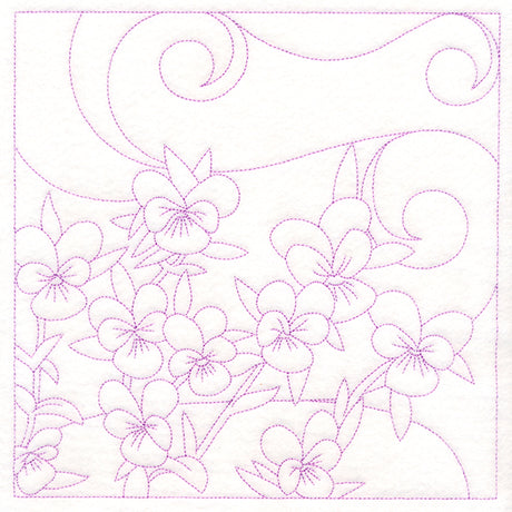 Delicate Wildflowers - Johnny Jump Ups