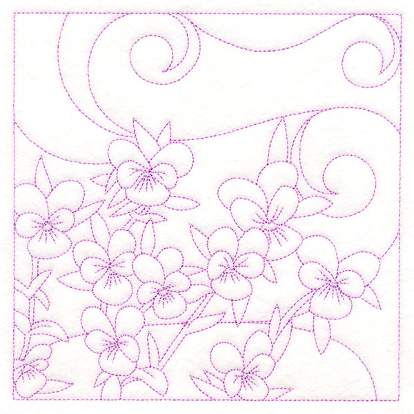 Delicate Wildflowers - Johnny Jump Ups