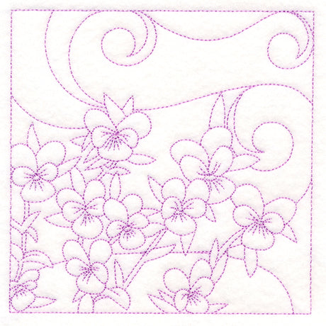 Delicate Wildflowers - Johnny Jump Ups