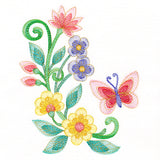 Charming Butterfly Corner