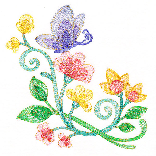 Delightful Butterfly Corner