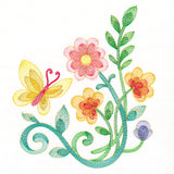 Delicate Butterfly Corner