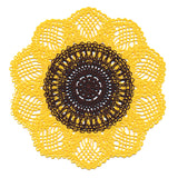 Darling Sunflower Doily (Battenburg Lace)