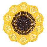 Darling Sunflower Doily (Battenburg Lace)