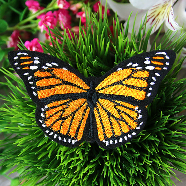 Freestanding Fabric Monarch Butterfly (In-the-Hoop)