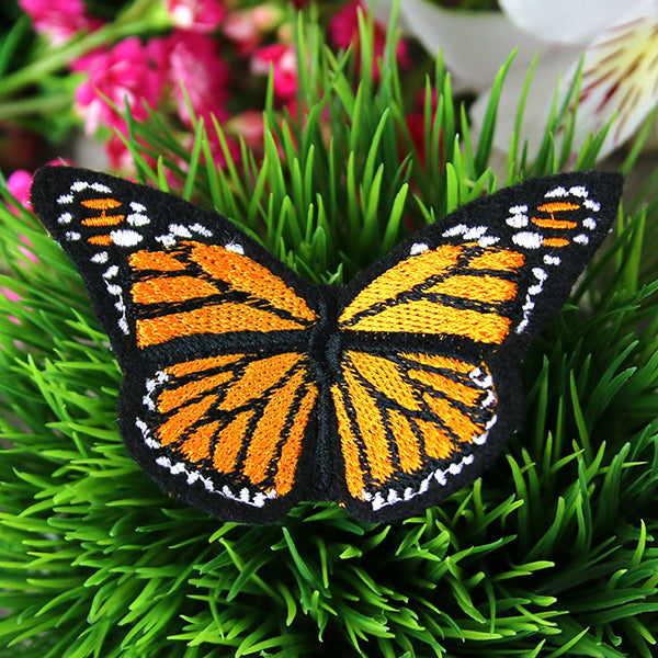 Freestanding Fabric Monarch Butterfly (In-the-Hoop)