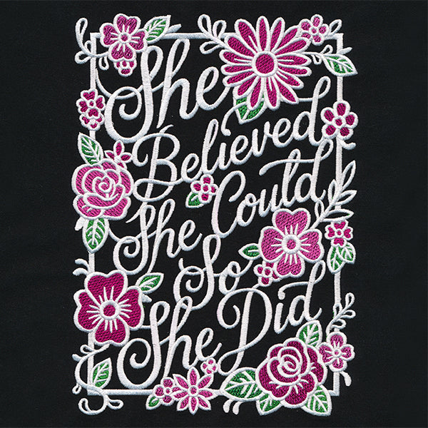 She Believed She Could So She Did