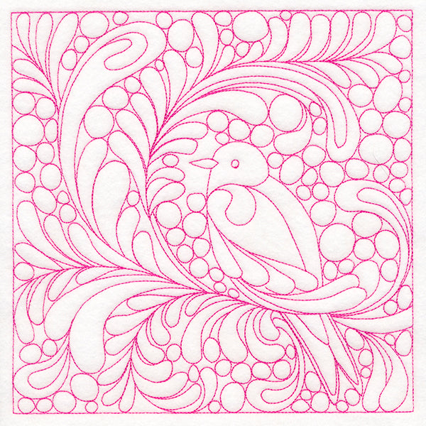 Charming Swallow Quilting Square (Double Run)