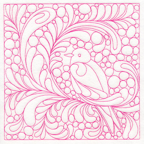 Charming Swallow Quilting Square (Double Run)